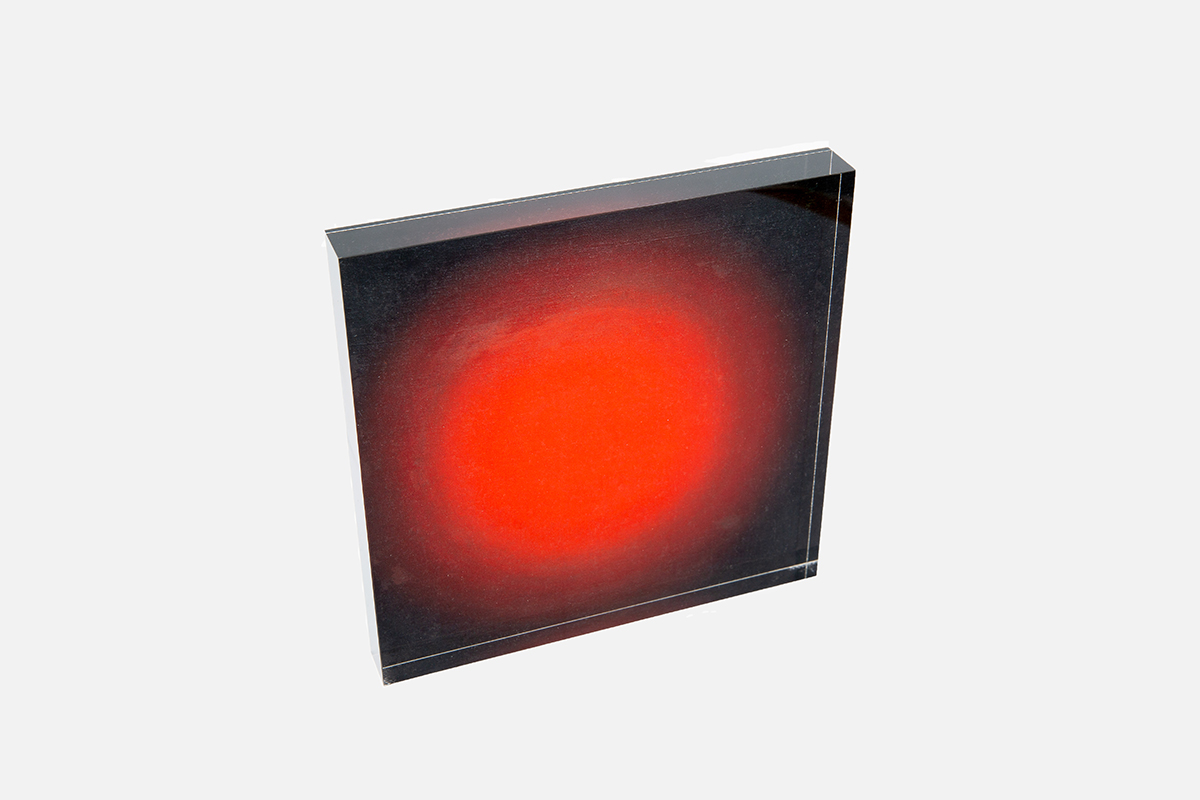 Optiplex large "Red light. Spherical composition"
