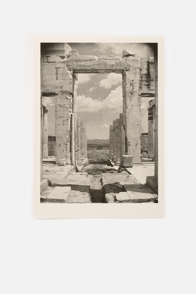 Postcard "Propylaea" Boissonnas