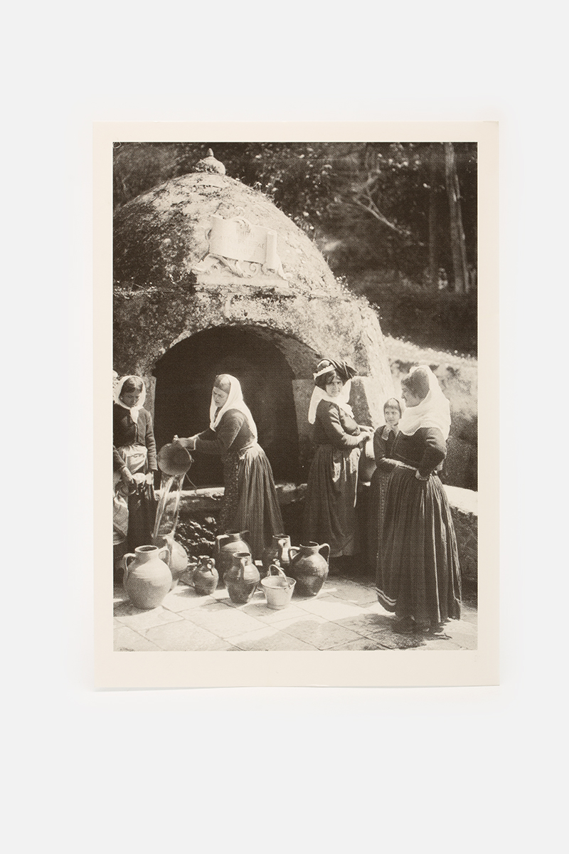 Postcard "Gastouri, Corfu, at the spring of Empress Elisabeth" Boissonnas