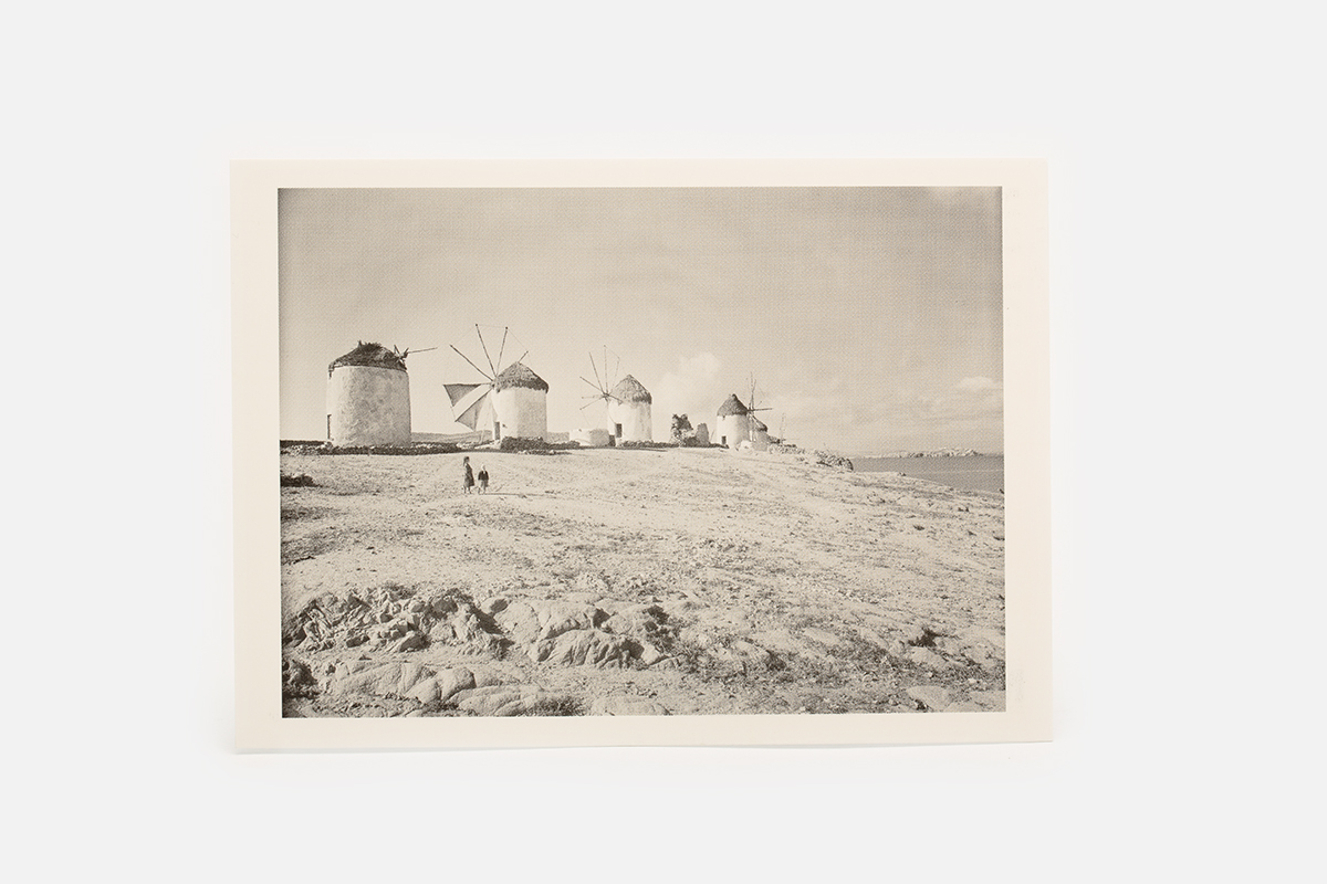 Postcard "Windmills. Mykonos" Boissonnas
